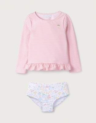 RecycledNylon Rash Guard & Bottoms Set Baby & Children The White