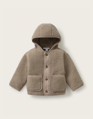 Recycled Polyester Borg Jacket (0–4yrs)