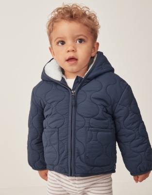 Recycled Quilted Jacket (0–18mths)