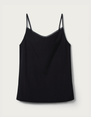 Recycled Strappy Cami - Black