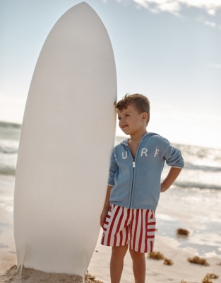Recycled Striped Swim Shorts (18mths–6yrs)