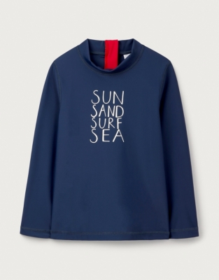 Recycled Sun Sand Surf Sea Rash Guard (18mths–6yrs)