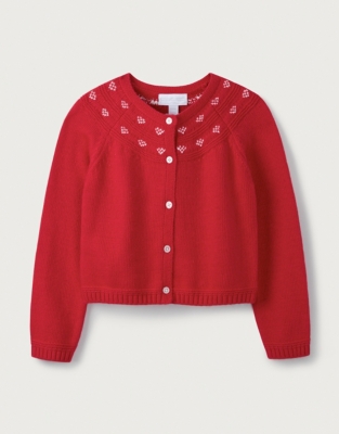 Little 2024 red cardigan