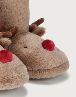 reindeer boot slippers