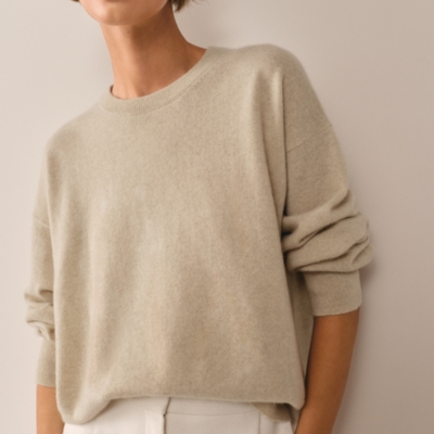 Relaxed Cashmere Crew Neck Jumper