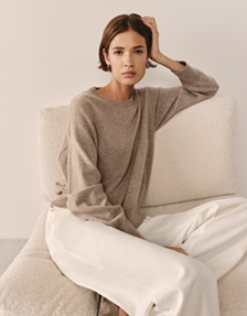 Relaxed Cashmere Crew Neck Jumper