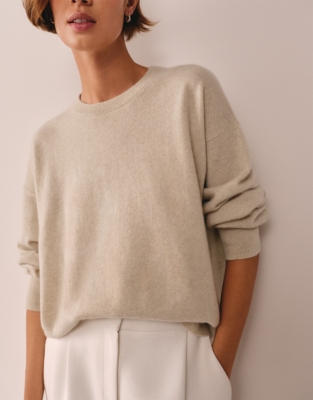 Relaxed Cashmere Crew Neck Jumper