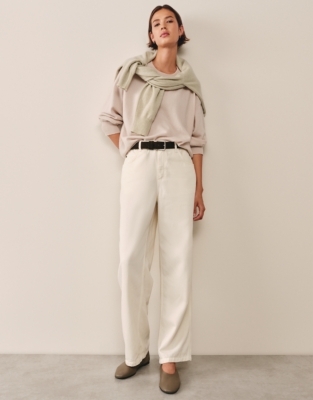 Relaxed Cashmere Crew Neck Jumper