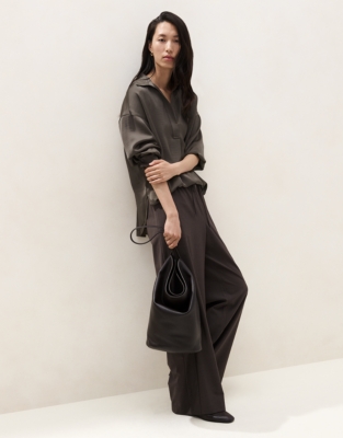 Relaxed Double Layered Popover Shirt