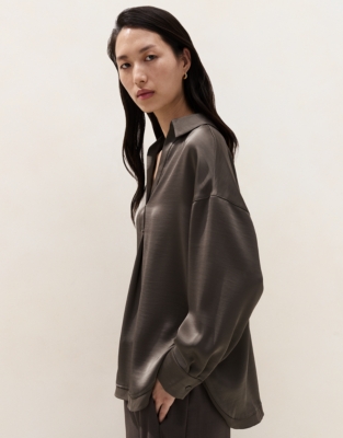 Relaxed Double Layered Popover Shirt