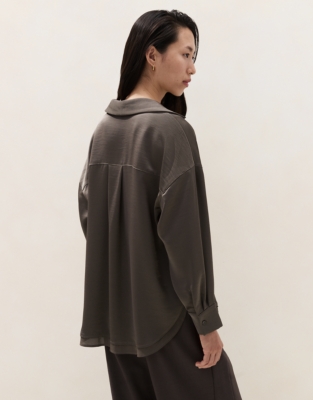Relaxed Double Layered Popover Shirt