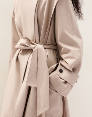 Relaxed Draped Trench