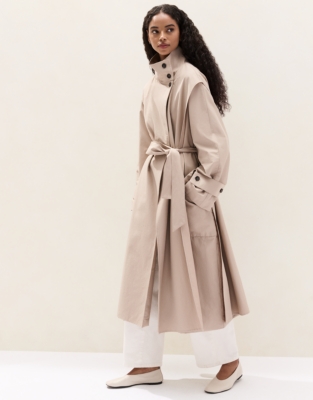Relaxed Draped Trench