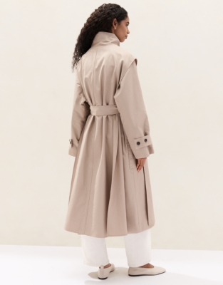 Relaxed Draped Trench