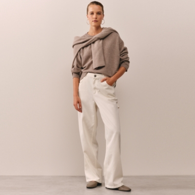 Relaxed Fit Straight Leg Jeans