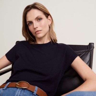 Relaxed Knitted T-Shirt