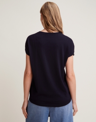 Relaxed Knitted T-Shirt