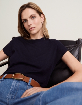 Relaxed Knitted T-Shirt