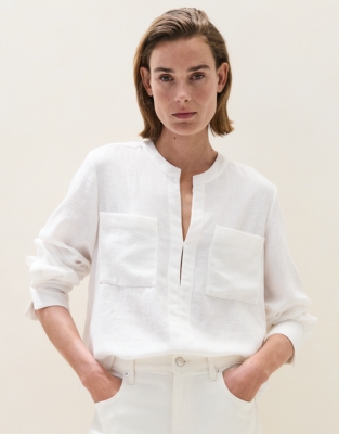 Relaxed Popover Shirt – with Chest Pockets