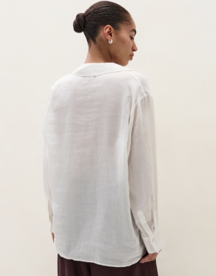 Relaxed Ramie Overshirt