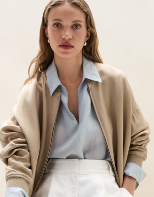 Relaxed Ramie Overshirt