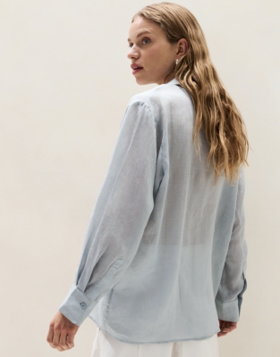 Relaxed Ramie Overshirt