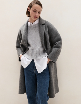 Relaxed Wool Coat