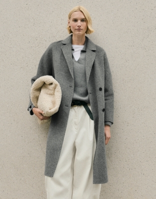 Relaxed Wool Coat