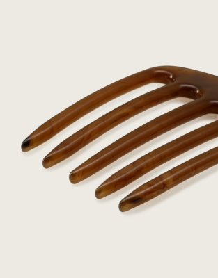 Resin French Small Curved Comb