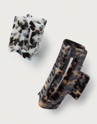 Resin Hair Clips – Set of 2