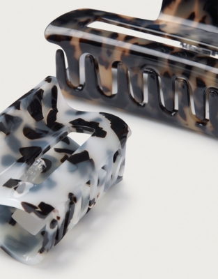 Resin Hair Clips – Set of 2