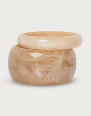 Resin Statement Bangles – Set of 2