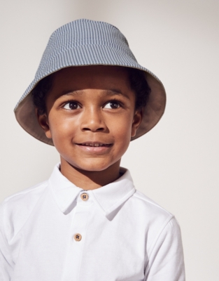 Reversible Children's Bucket Hat Baby & Children's Sale The White