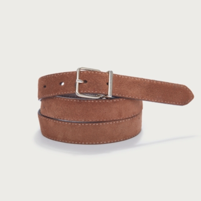 Reversible Leather & Suede Belt