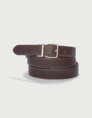 Reversible Leather & Suede Belt