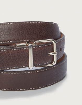 Reversible Leather & Suede Belt