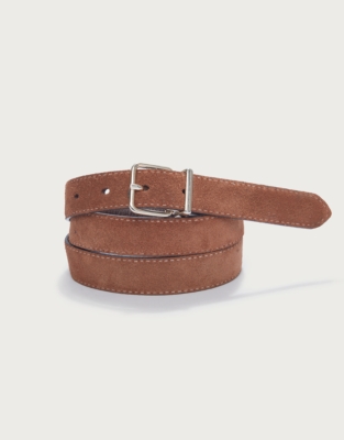 Reversible Leather & Suede Belt