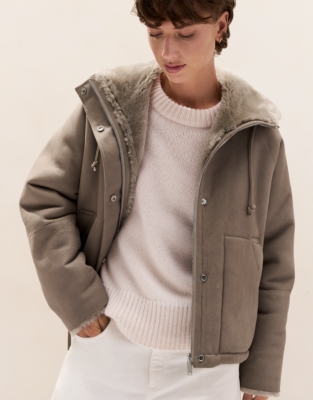 Reversible Shearling Coat