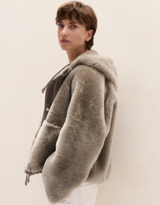 Reversible Shearling Coat