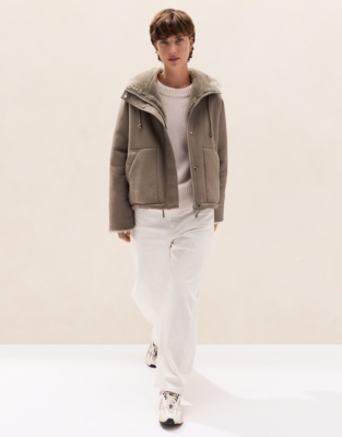Reversible Shearling Coat