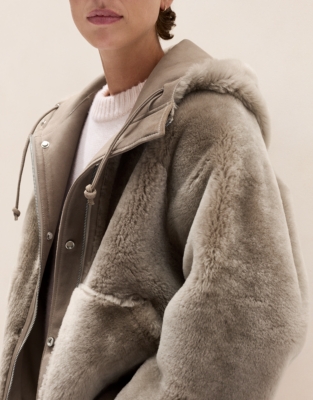 Reversible Shearling Coat