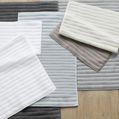 Rib Hydrocotton Bath Mat Bath Mats The White Company UK