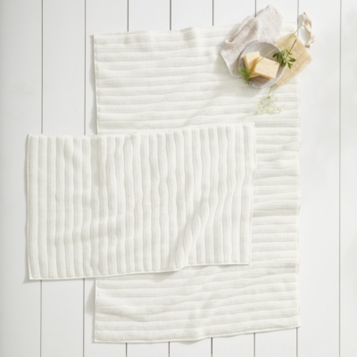 Rib Hydrocotton Bath Mat Bath Mats The White Company US