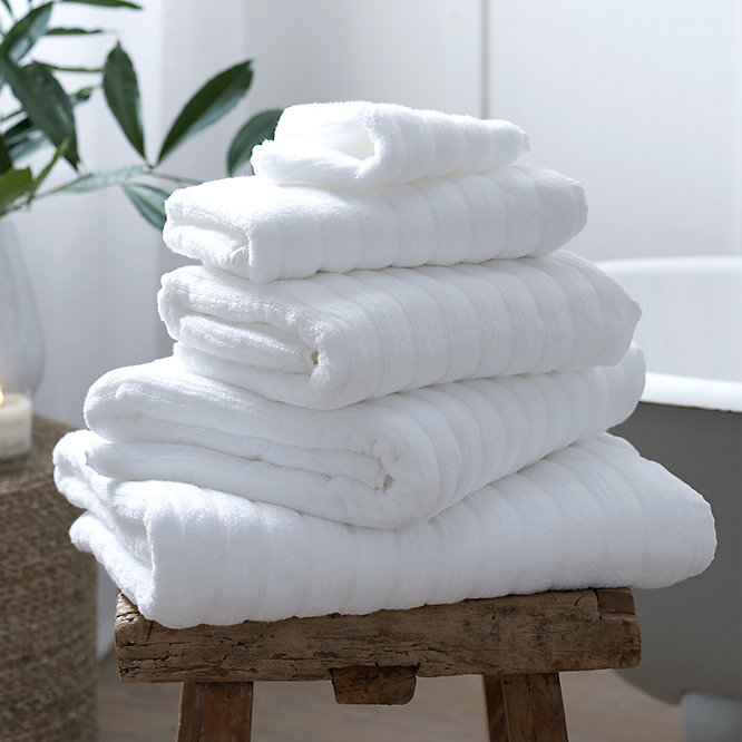 Rib Hydrocotton Towels | Towels | The White Company UK