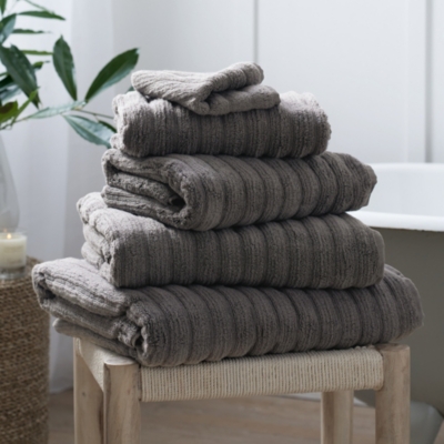 Rib Hydrocotton Bath Mat | Bath Mats | The White Company UK