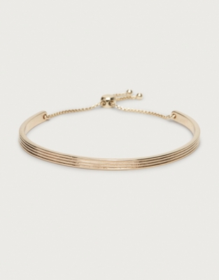 Ribbed Bangle Friendship Bracelet