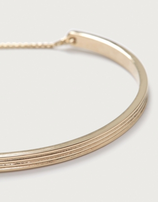 Ribbed Bangle Friendship Bracelet