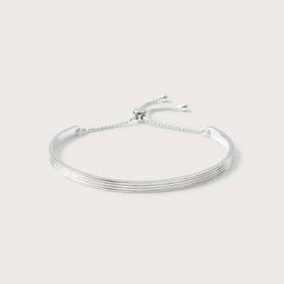 Ribbed Bangle Friendship Bracelet