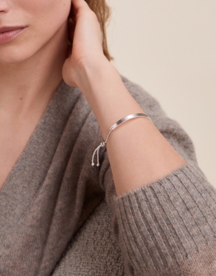 Ribbed Bangle Friendship Bracelet