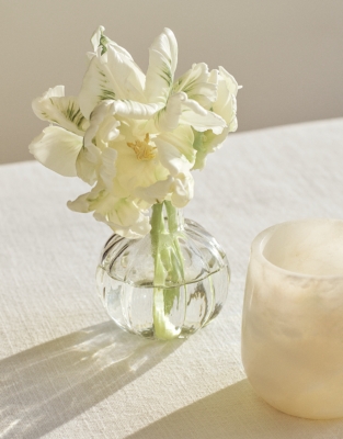 Ribbed Bud Vase